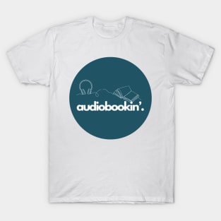 AUDIOBOOKIN’ Blue Circle - small graphics T-Shirt